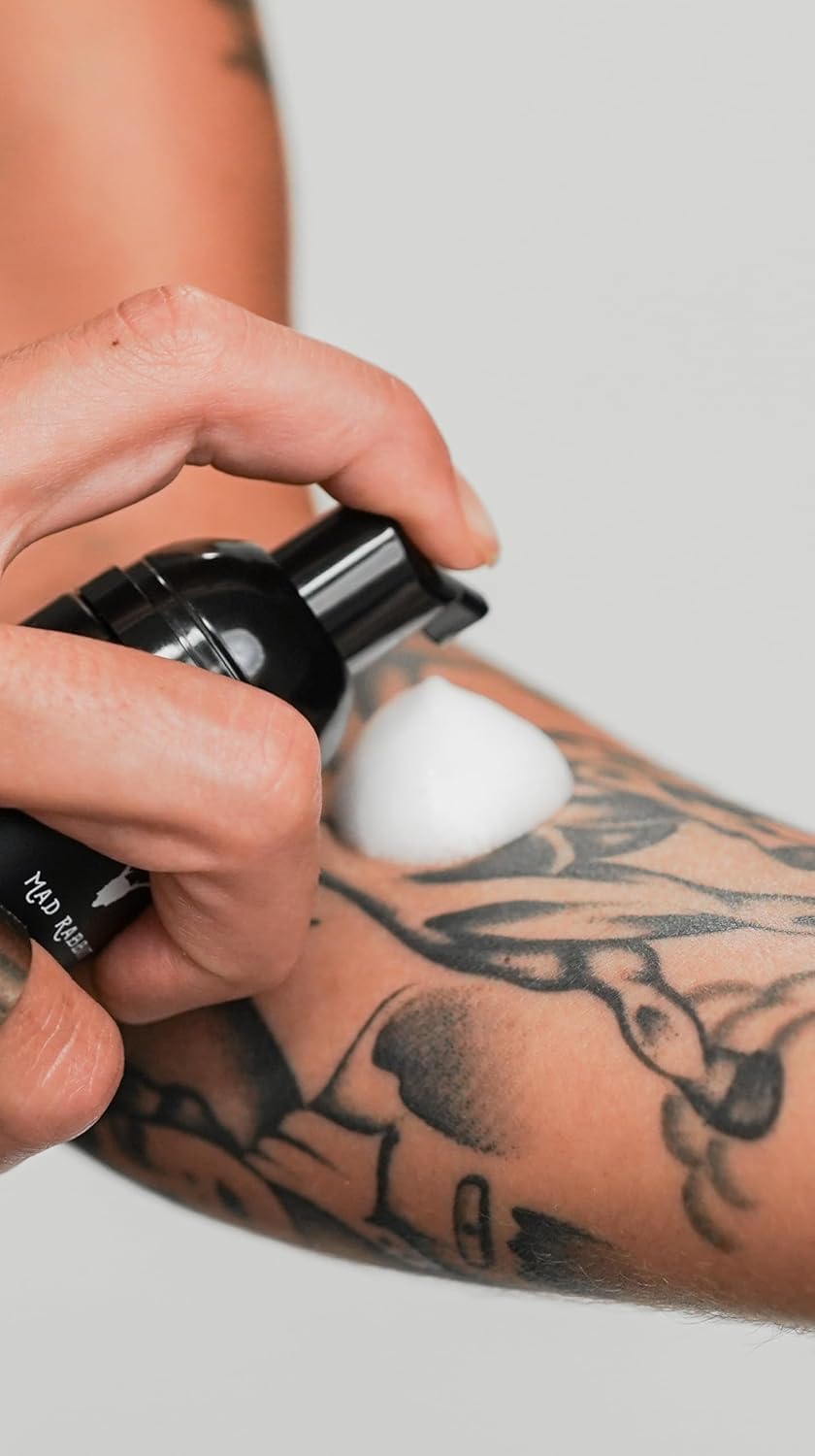 Mad Rabbit Tattoo Aftercare Kit – Tattoo Balm & Tattoo Foam Soap Cleanser