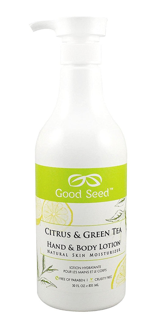 Good Seed Citrus & Green Tea Hand & Body Lotion 30oz (New Packaging)
