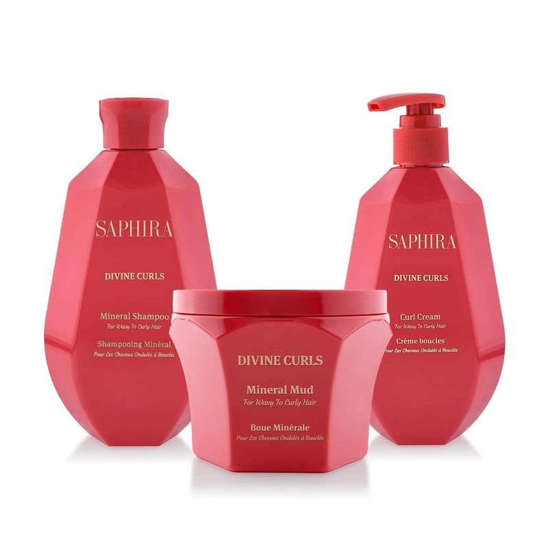 Saphira Sculpting Lotion for Medium To Firm Hold, Healthy Shiny Hair, for All Hair Types, Women and Men, Sulfate-Free, Paraben-Free, 8.5 Ounce