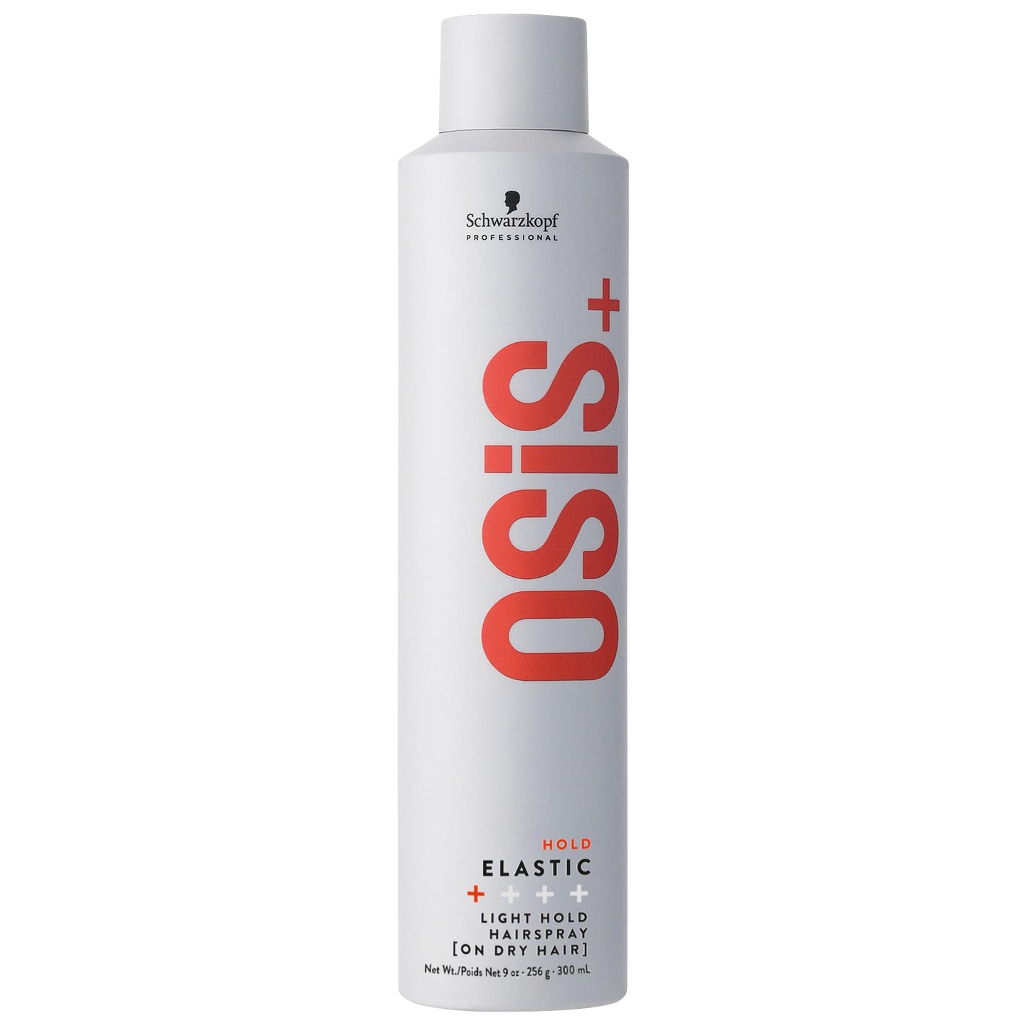 OSiS+ Elastic Light Hold Hairspray 9oz - |Lightweight Brushable Hold | Heat Protection and Shine for All Hair Types