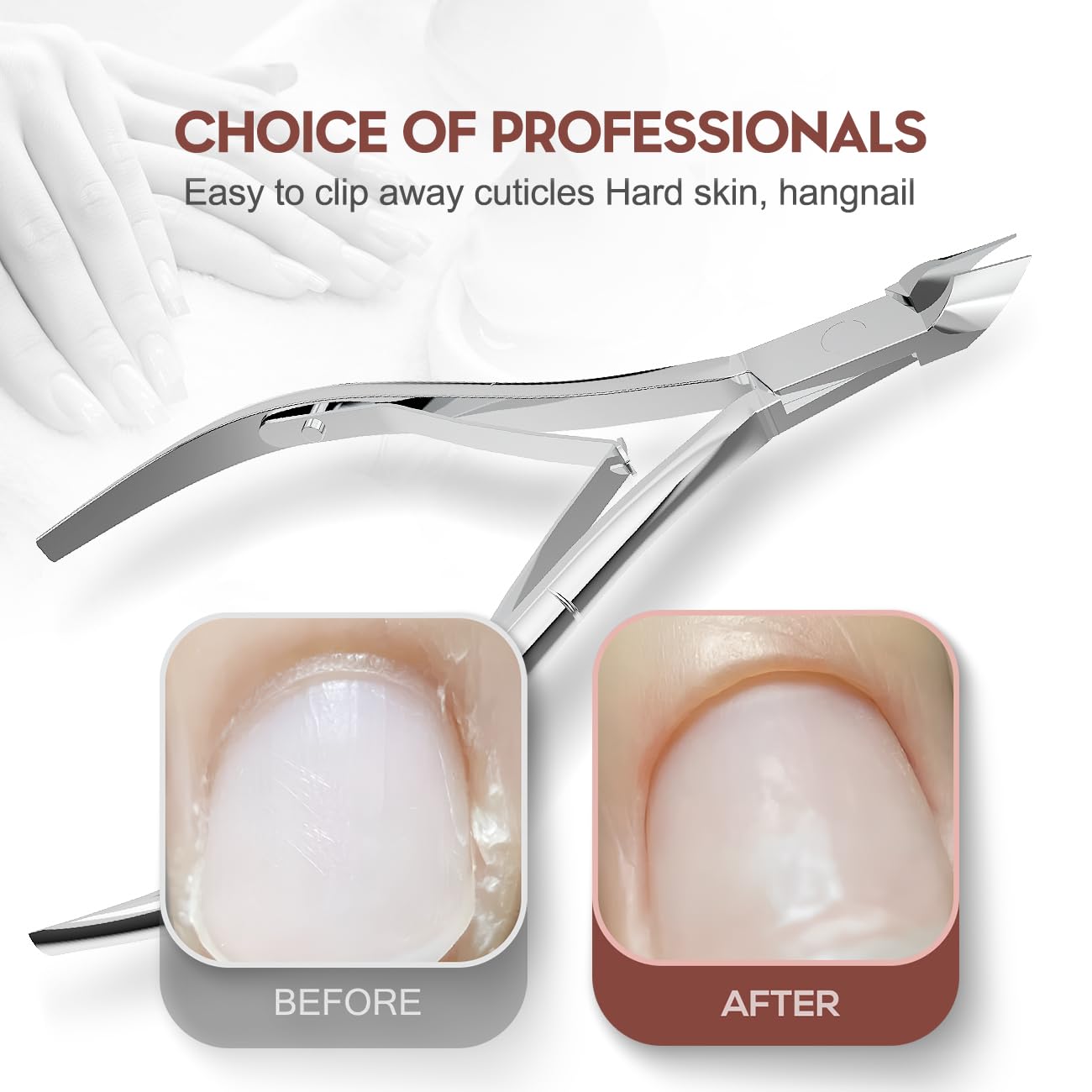 Gubonwer cuticle nippers (Silver 2)