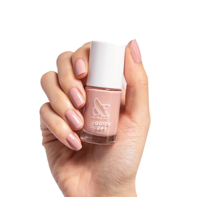 Quick Dry Nail Polish - Poodle Pink | Vegan, Smudgeproof & 15-Free | Lasts Up to 5 Days