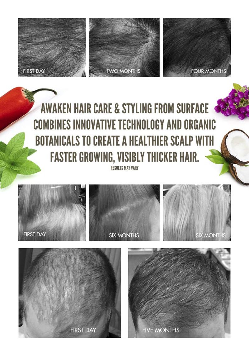 SURFACE Hair Awaken Finishing Spray, Thicken, Rejuvenate And Revitalize With A Firm Hold, Vegan And Paraben Free, 10 Fl. Oz.