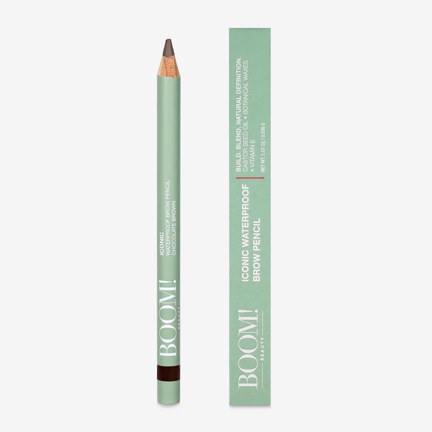 Iconic Waterproof Brow Pencil, Smudgeproof, All-Day Wear, Chocolate Brown