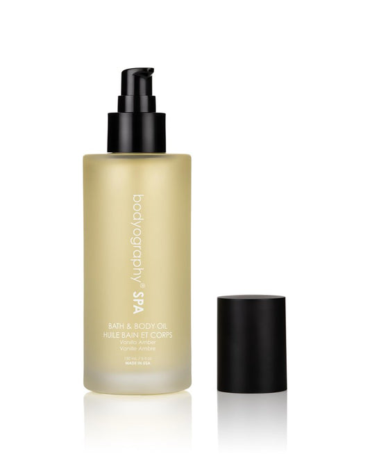 Spa Bath and Body Oil - Vanilla Amber by Bodyography for Women - 5 oz Body Oil