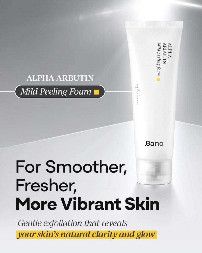 Alpha Arbutin Exfoliating Cleanser - PHA & Salicylic Acid | Glow & Even Tone | Fragrance-Free | 4.05 fl oz