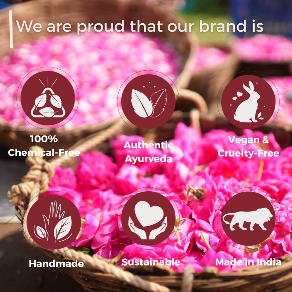 The Tribe Concepts Godavari Rose Mist Face Toner, Pure Distilled Rose Water for Hydration, Brightening Even Skin Tone - 100 ml Pack of 1 Standard