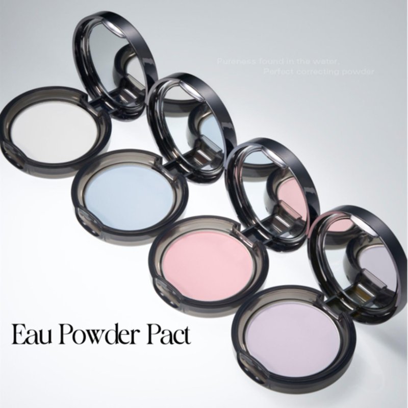 BBIA EAU Powder Pact - Pressed Powder Compact for Blurring & Oil Control | 01 Pure White, 4 Colors Available