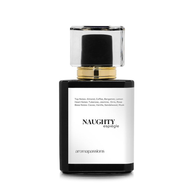 aromapassions NAUGHTY | Pheromone Perfume for Women | Extrait De Parfum | Long Lasting Dupe Clone Essential Oils Fragrance | Perfume De Mujer | (30 ml / 1 Fl Oz)
