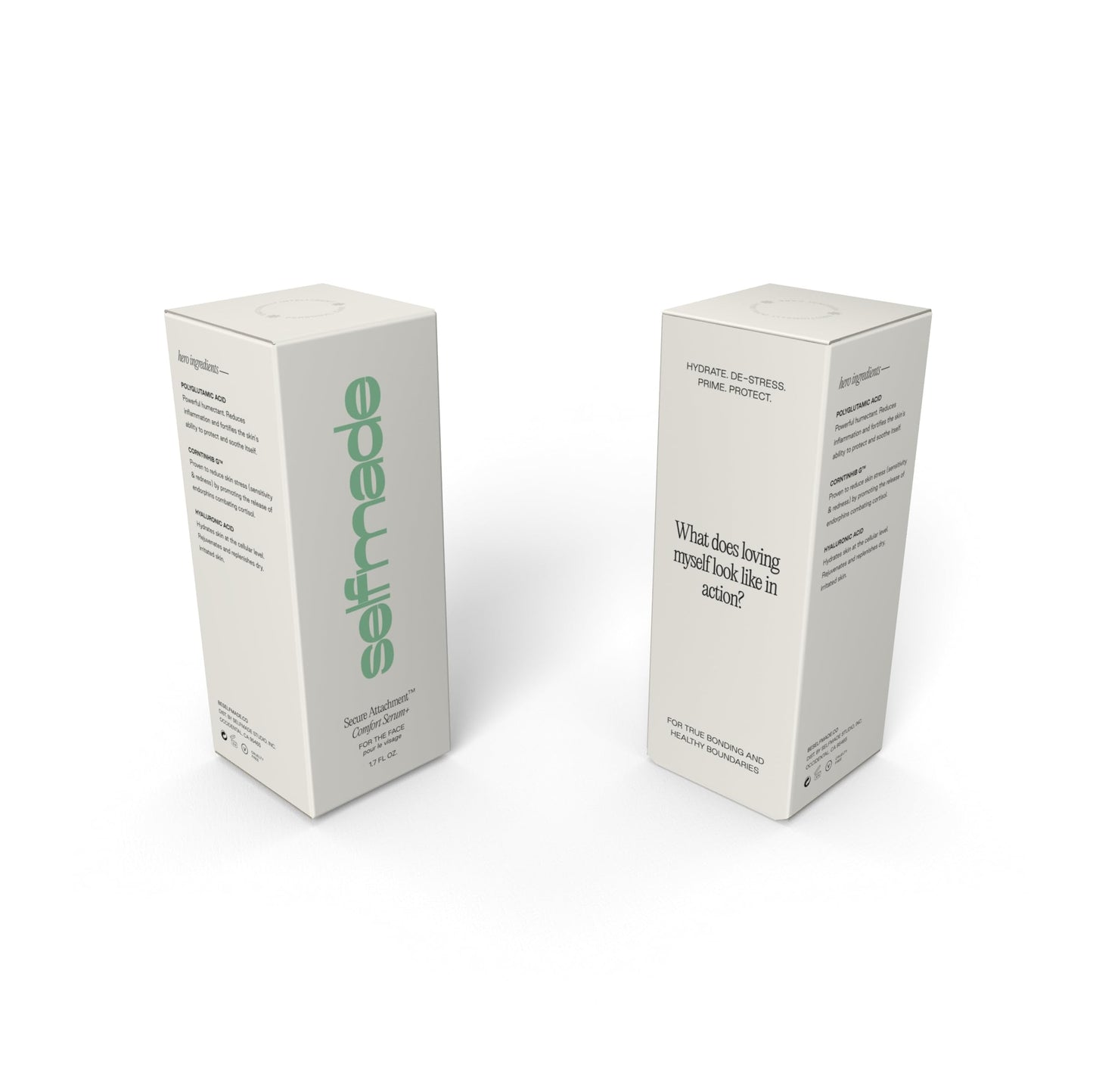 Selfmade Secure Attachment Comfort Serum – Redness-Relief & Hydrating Barrier Repair with Squalane + Hyaluronic Acid | Clinically-Tested Psychodermatology Serum for All Skin Types