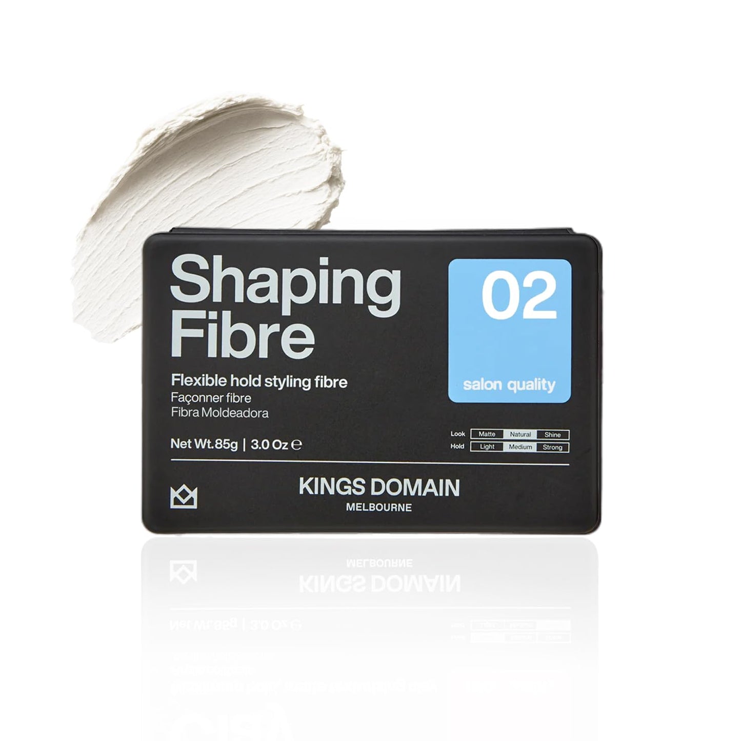 Kings Domain Melbourne Shaping Fibre | Hair Paste for Men | Medium Hold Styling Paste | Adds Natural Movement & Texture
