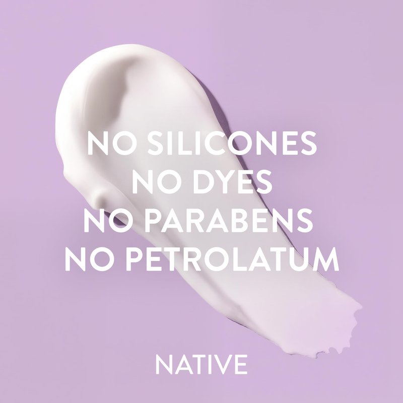 Native Body Lotion, Lavender & Rose, 48-Hour Hydration for Dry & Sensitive Skin, Made with Plant-Based Moisturizers like Shea Butter, Silicone & Paraben Free, 16.5 fl oz