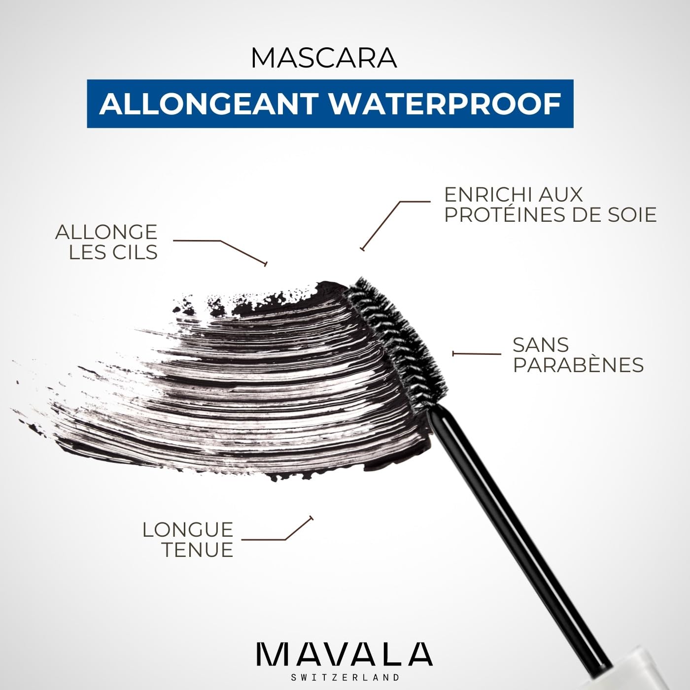 Mavala Mascara Waterproof, Night Blue, 0.32 Ounce