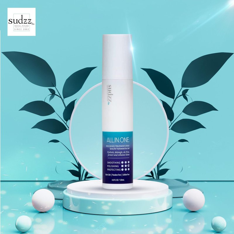 Powerful Leave-In Hair Detangler - Frizz Control & Shine - Color Safe, Sulfate Free | 4.0 Fl Oz