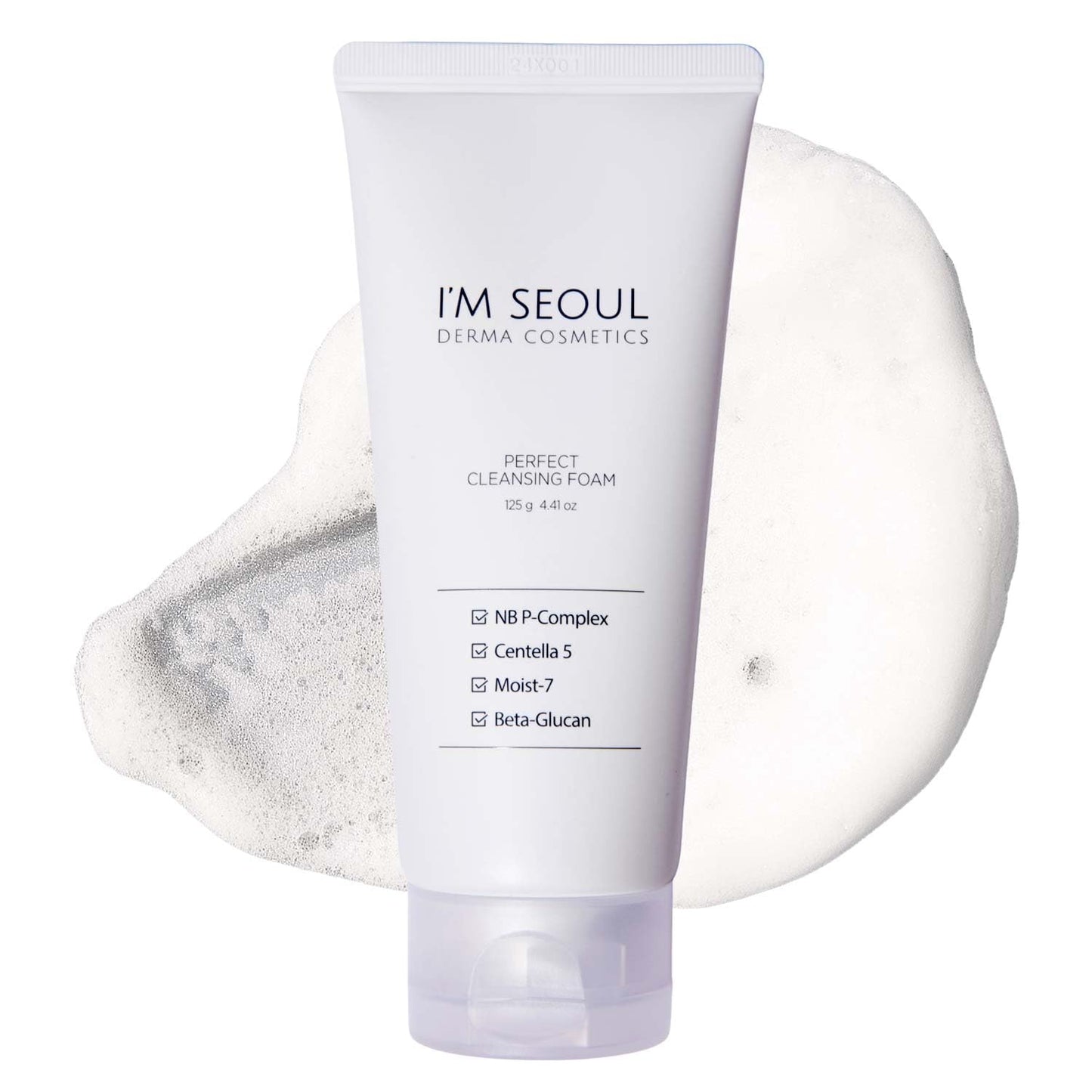 I'M SEOUL Cleansing Foam - Gentle Micellar Facial Cleanser with Hydrating Centella | 4.41 oz