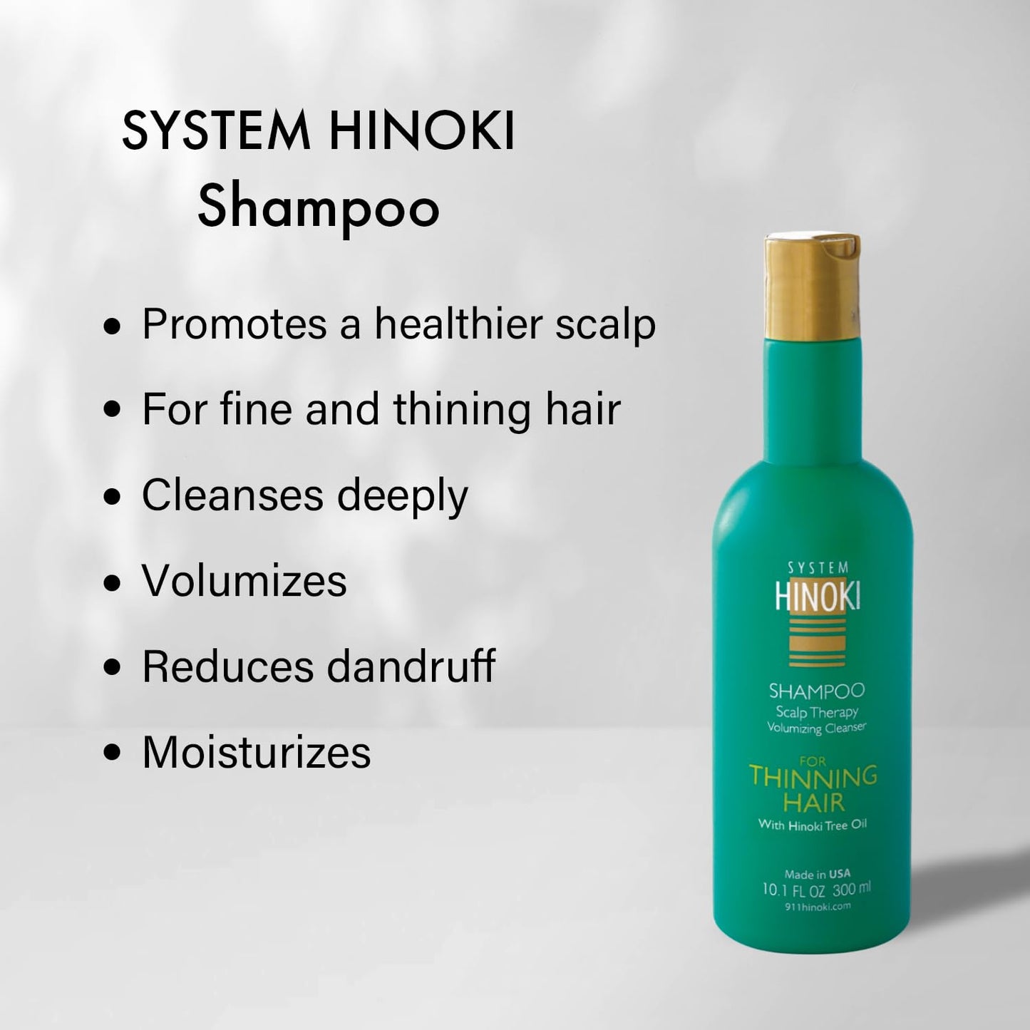 Hayashi Hinoki Shampoo, 10.1 Fluid Ounce