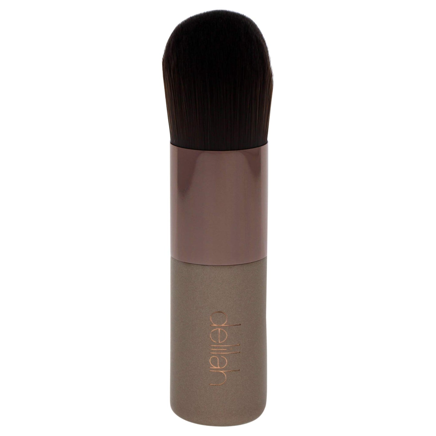 delilah - Foundation Kabuki Complexion Brush - Synthetic Fibre Liquid Blending And Buffing Makeup Tool - Wooden HAndle - For all Skin Type - Cruelty Free - 1 Pc