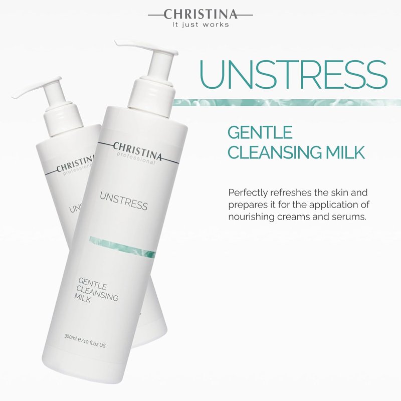 Gentle Cleansing Milk Makeup Remover for Face & Eyes - Soap-Free, Calendula & Vitamin E - 300 ml - Safe for All Skin Types