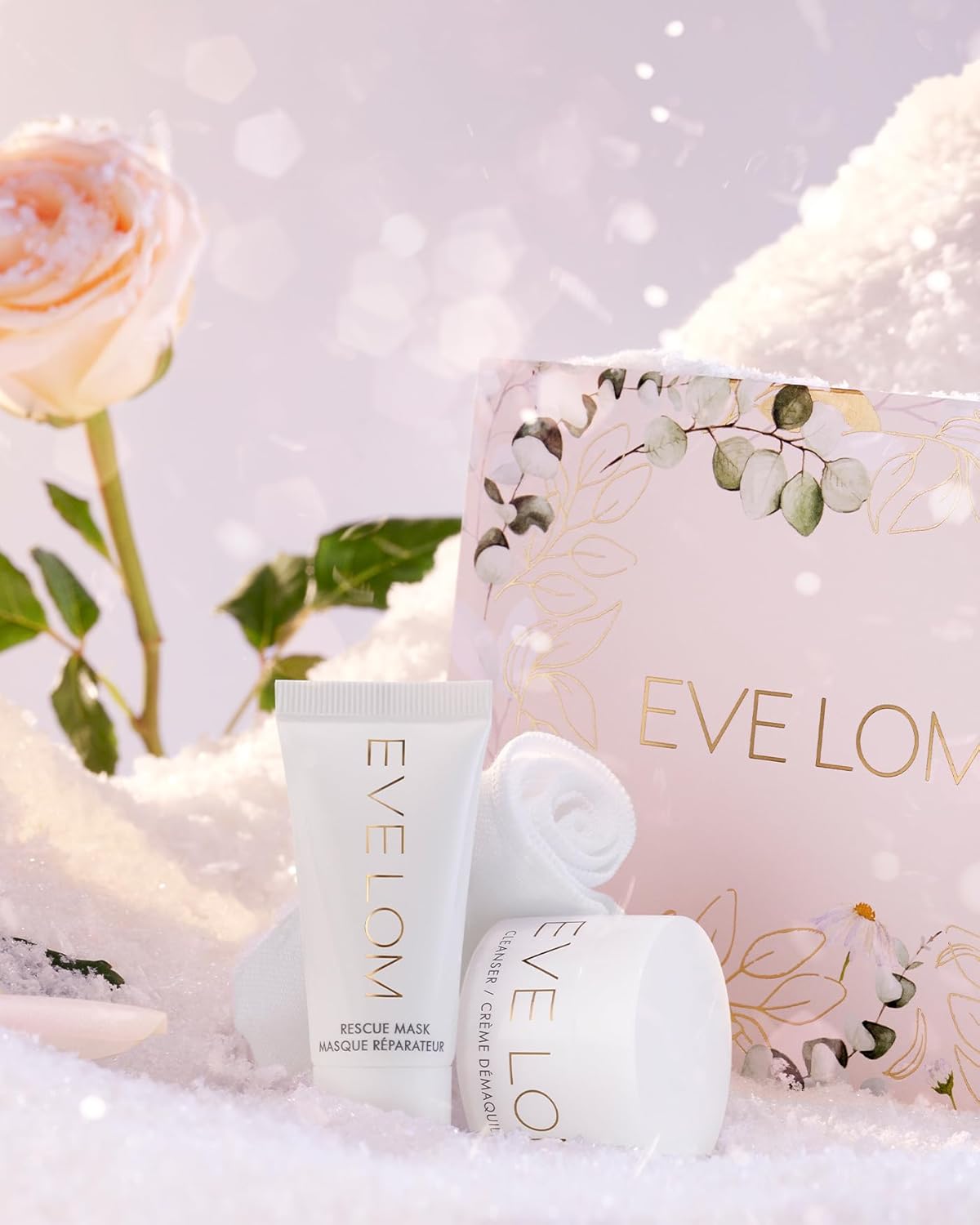 EVE LOM Skin Saviour Holiday Set | Iconic Cleanser Balm & Honey Clay Mask - Luxurious Skincare Gift for Soft, Hydrated Skin