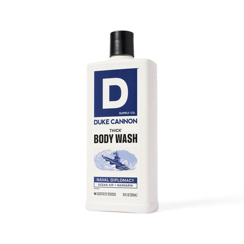 Duke Cannon Supply Co. THICK High-Viscosity Body Wash for Men - Smells Like Naval Supremacy, 17.5 Fl Oz 3PACK