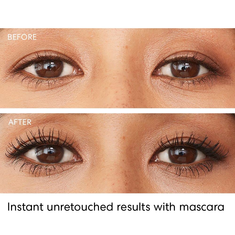 bareMinerals Strength & Length Serum-Infused Black Mascara, Full Size, Vegan, Cruelty-Free & Dermatologist-Tested