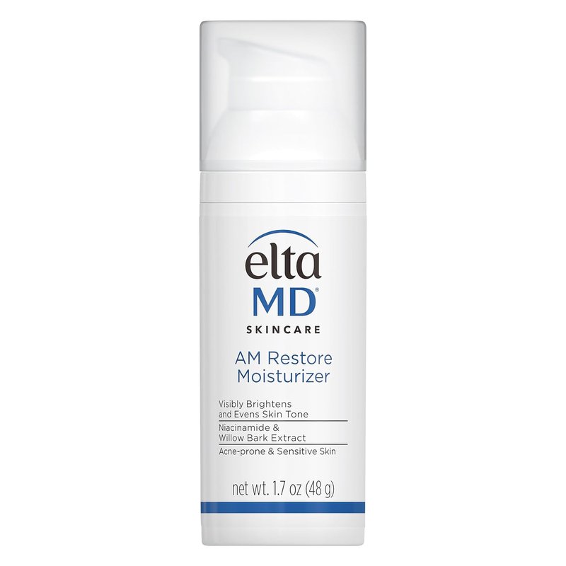EltaMD AM Restore Face Moisturizer - Lightweight Cream with Niacinamide & Hyaluronic Acid | For All Skin Types
