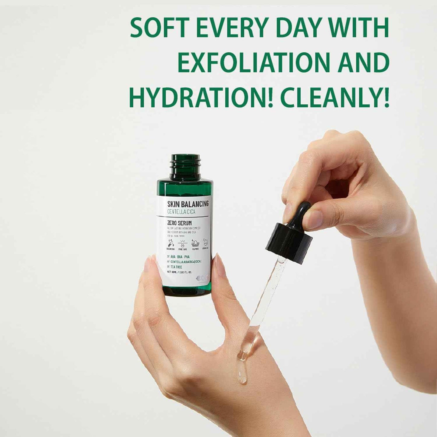 DEARBOO SKIN Balancing Centella Cica Zero Facial Emulsion 5.07 fl.oz(150ml) | AHA BHA PHA and Teatree | Soothing, Calming, Moisturizing for Sensitive Skin | Daily Korean Skincare