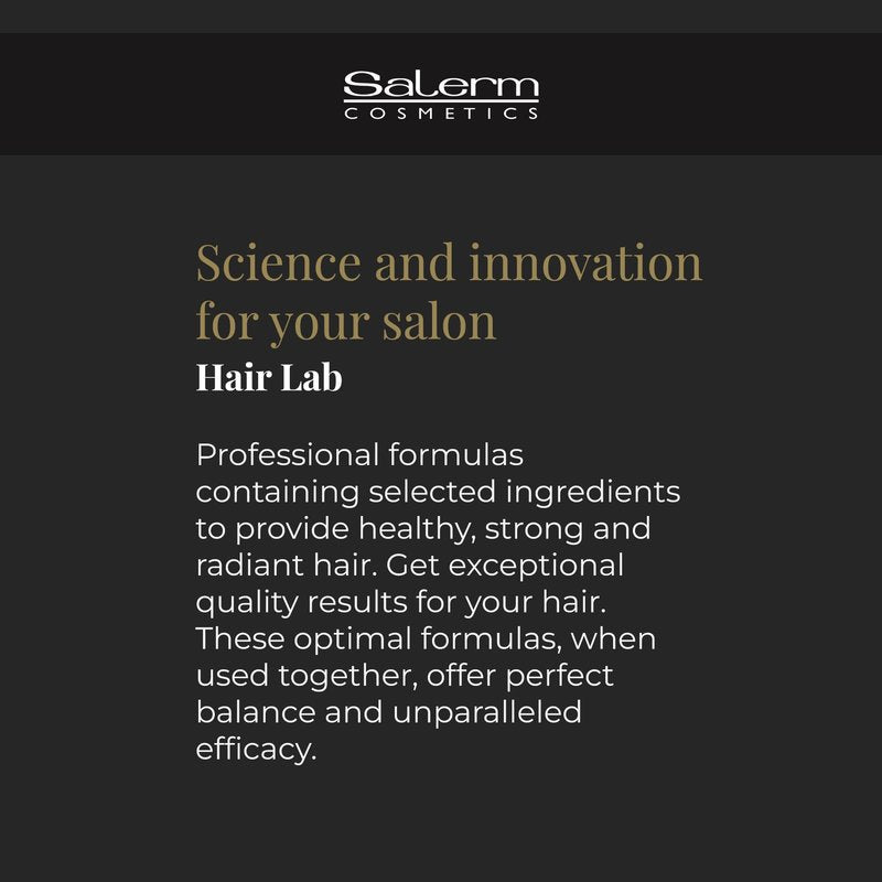SALERM - Dyed, Bleached, or Gray Hair Mask - Color Longer Hair Lab - 250 ml - with Vitamins A and E - Seals and Maintains Color - Shinier Hair - Sulfate and Paraben-Free