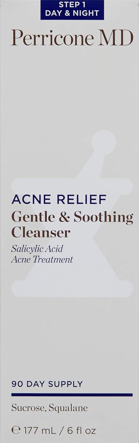 Perricone MD Acne Relief Cleanser - Gentle & Soothing Formula | 6 oz