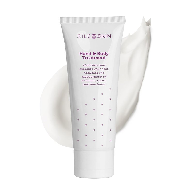 Silcskin Hand And Body Treatment Lotion - Water-Based Formula for Crepey Skin & Fine Lines | 4 Oz
