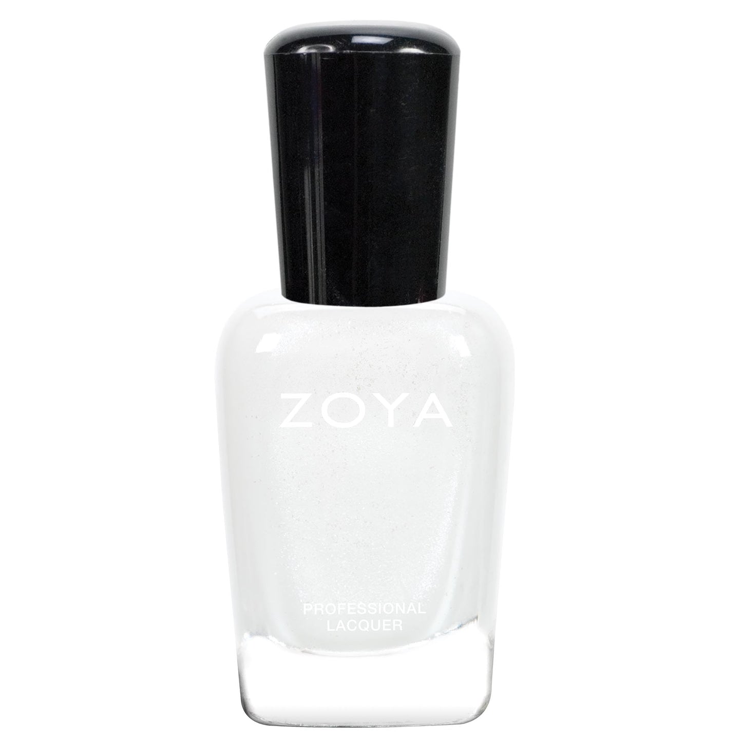 ZOYA Genesis Nail Polish, Crystalline White Polish with Micronized Pearl Diamond Dust Finish, Neutral-Tone Sparkle Color, Big10Free Vegan, 0.5 fl oz