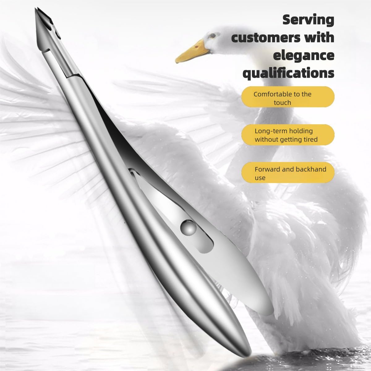 HaimiLiya Cuticle Nippers, Professional Accurate Fast Sharp Small Jaw Cuticle Cutters, Nail Cuticle Cutting Pliers, Nail Dead Skin Remover Tool,Stainless Steel Cuticle Trimmer, Silver, Jaw 3mm