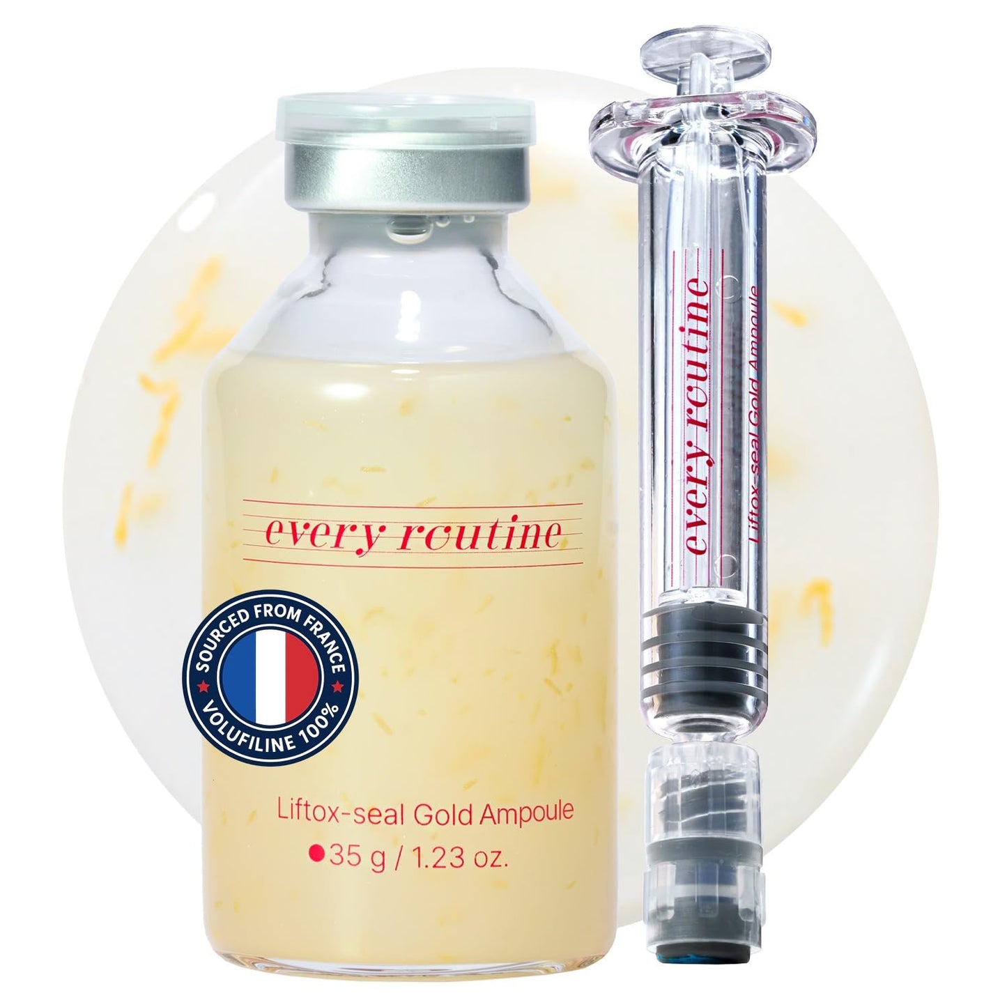 every routine Liftox-Seal Volufiline Serum – Firming & Radiance-Boosting Ampoule with Gold Complex, Moisture-Sealing Elasticity Booster for Plump, Glowing Skin (35 g / 1.23 oz)