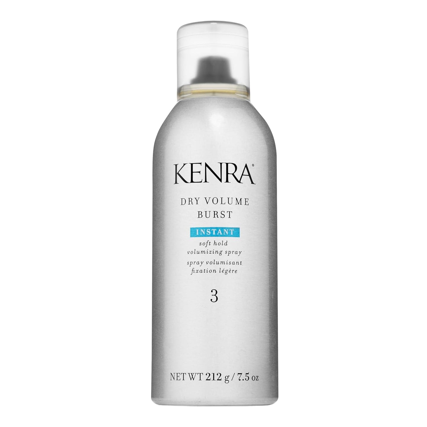 Kenra Dry Volume Burst 3 - Instant Volume Hairspray for All Hair Types | Soft Hold, Dry Application