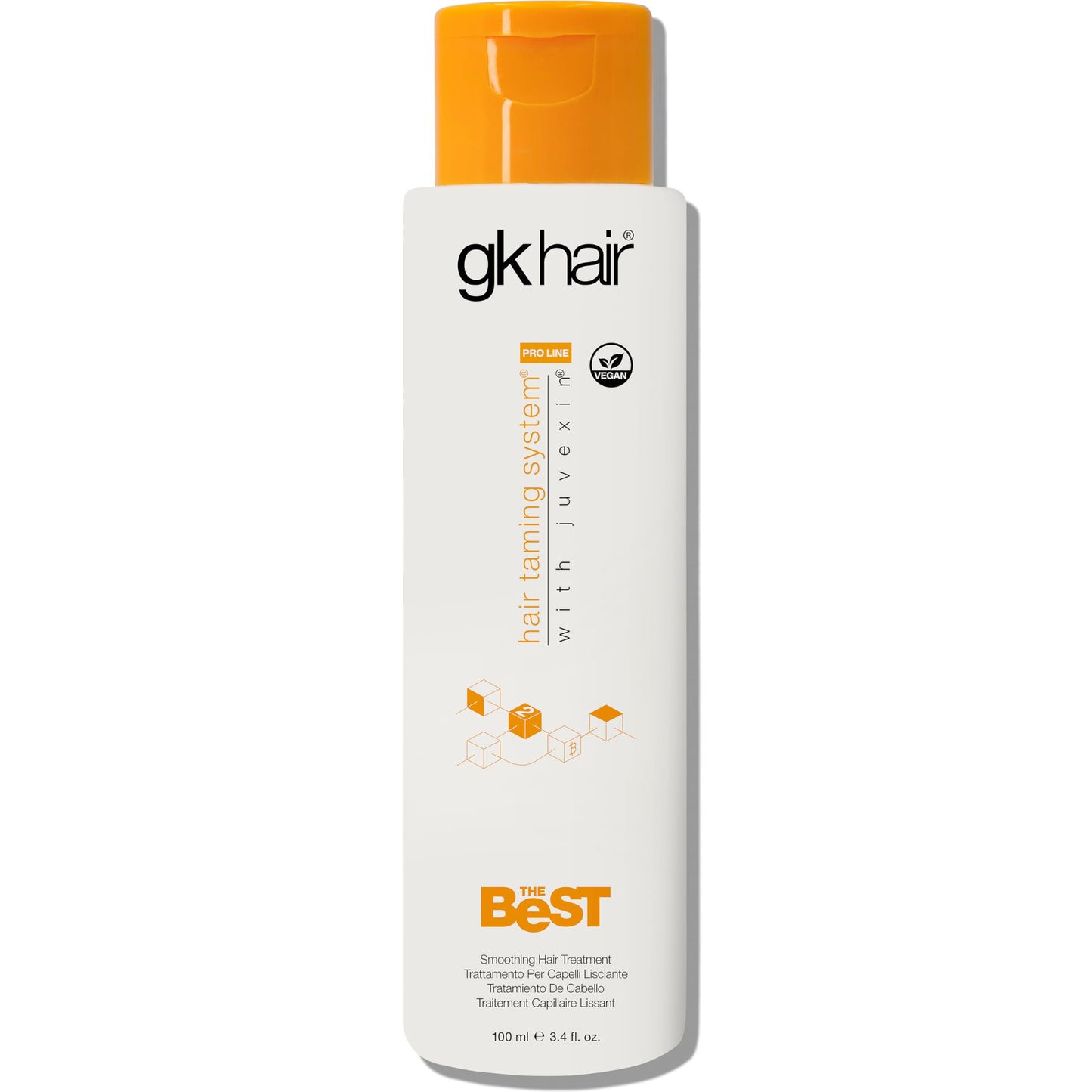 Keratin Hair Treatment Frizz Control Salon Smoothing Long Lasting Cream for All Frizzy Free Curly Dry Damaged - Professional Brazilian Complex Blowout Straightening For Silky Smooth - 3.4 Ounce