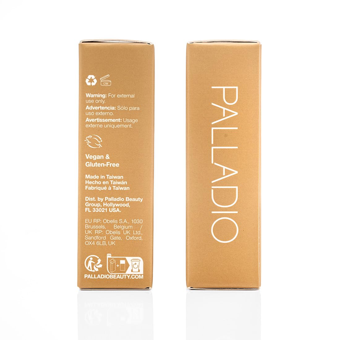 Palladio Skin Tint with Aloe, Niacinamide and Hyaluronic Acid, Sheer to Medium Coverage, Glowy Finish, Brightening and Blurring Lightweight Foundation Makeup (Dark Caramel)