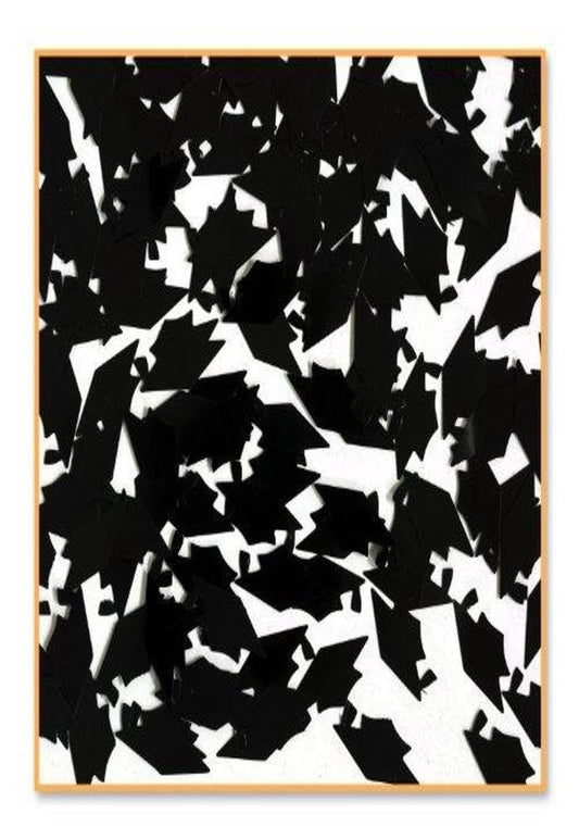 Black Grad Caps Confetti