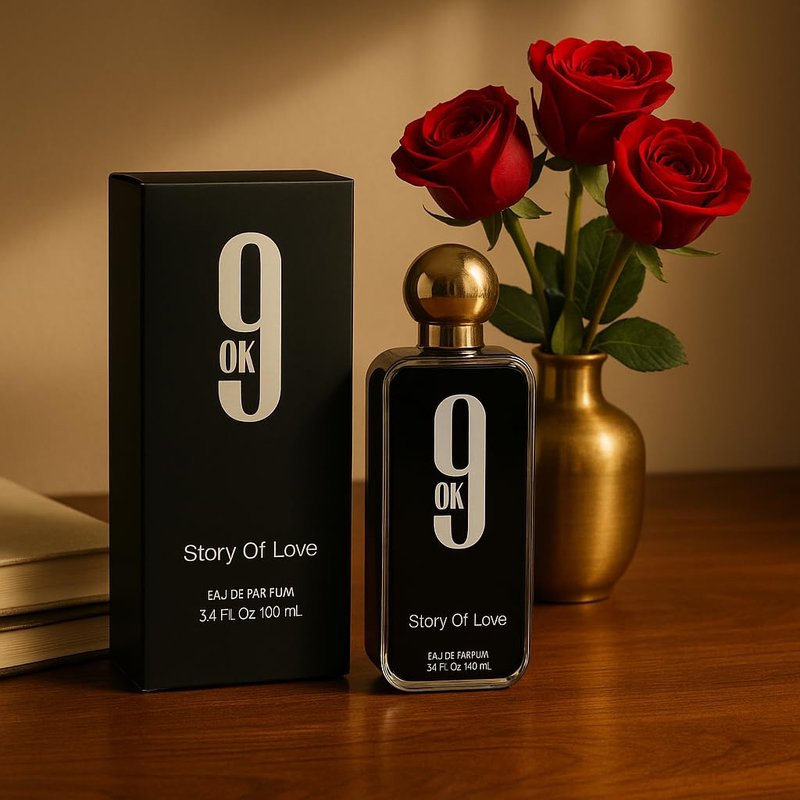 Women's Perfume, Romantic Fragrance Perfume for Women, Black Glass Bottle, 3.4 FL OZ/100 mL