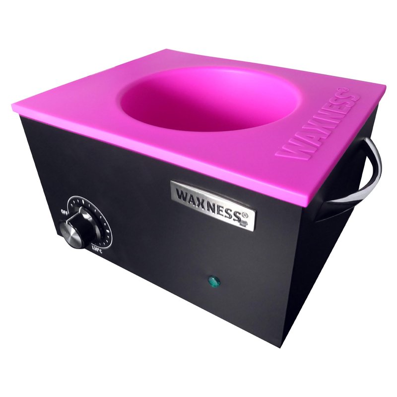 Waxness Non-Stick Silicone Bowl Insert for Wax Warmers – Pink, Fits 5.5 lb Warmers, Easy Clean Flexible Wax Pot Liner for Professional Use.