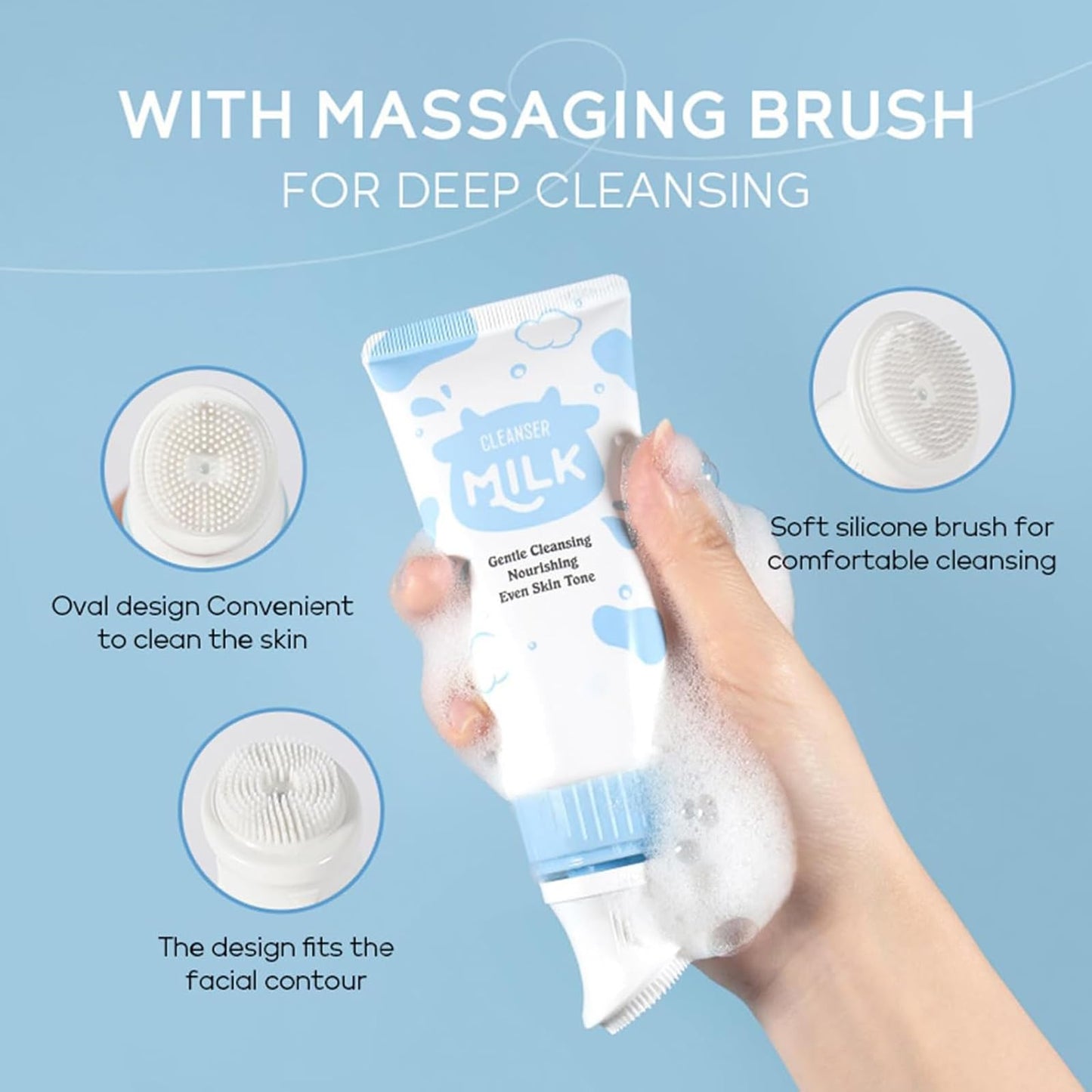 Milk Skin Care For Teens 10-12, Teen Skin Care Set Skincare For Girls 10-12, Kids Skin Care Set For Girls Ages 8-12, Skin Care For Kids & Teen Girls, Gentle, Daily Use, Hydrating