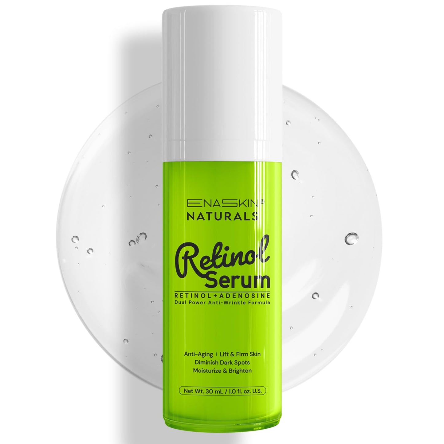 Retinol Anti-Wrinkle Serum for Face: Enaskin Naturals Moisturizing Serum