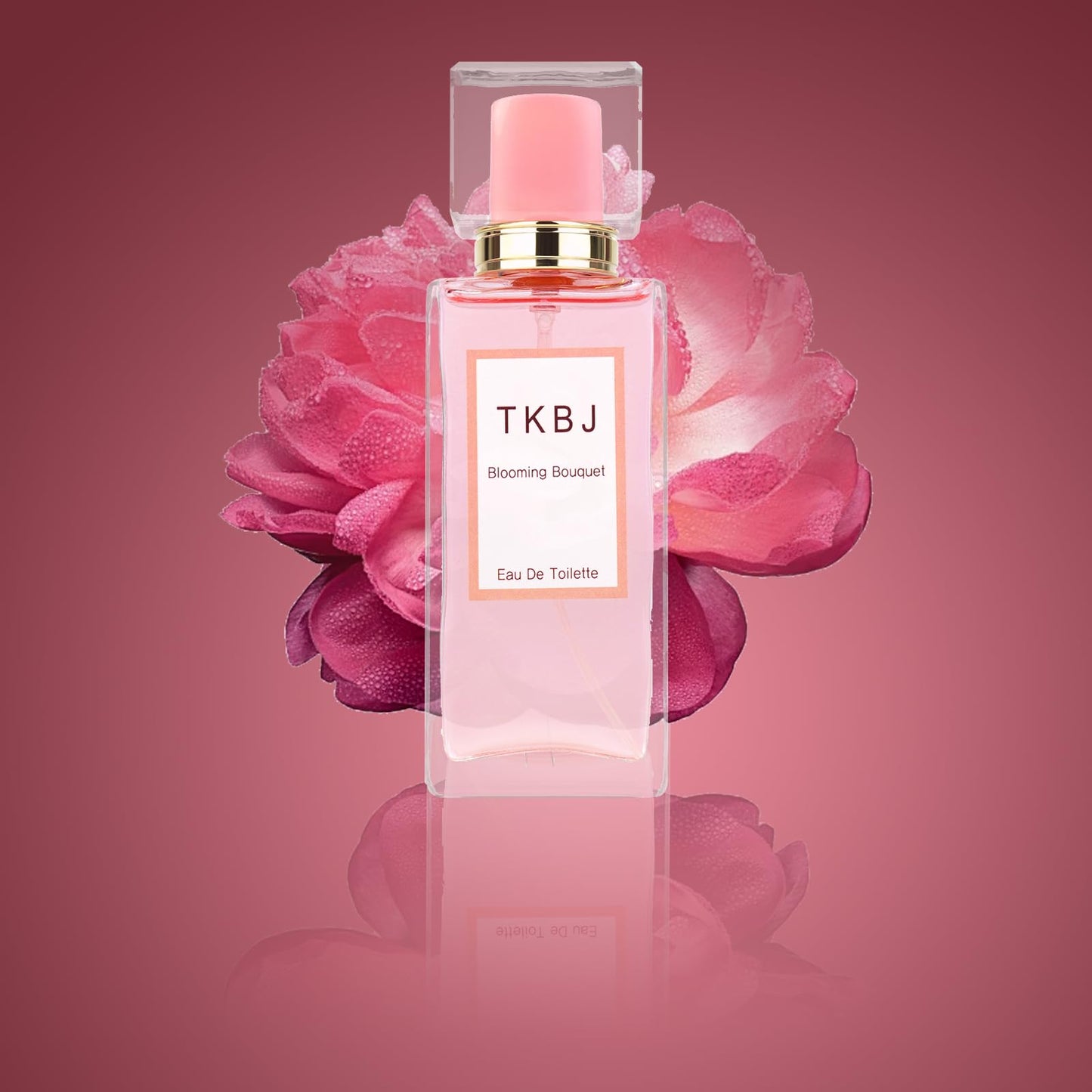 TKBJ Miss Blooming Bouquet Eau de Toilette for Women, Floral Fruity Perfume with Peony & Musk - Inspired by Dioor, 3.4 oz / 100ml, Elegant & Long-Lasting Fragrance