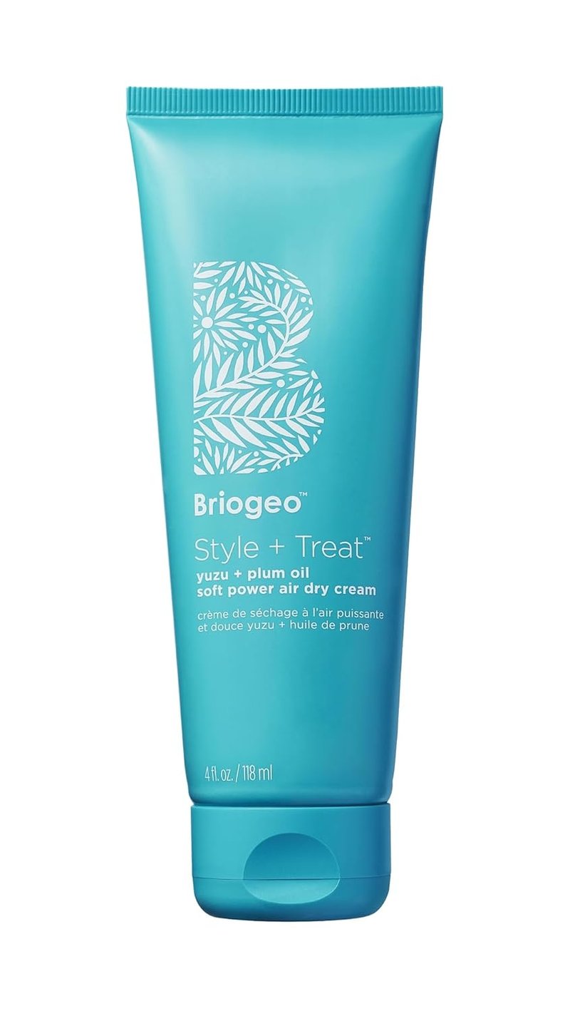 Briogeo Yuzu + Plum Oil Air Dry Cream - Lightweight Styling Cream for All Hair Types