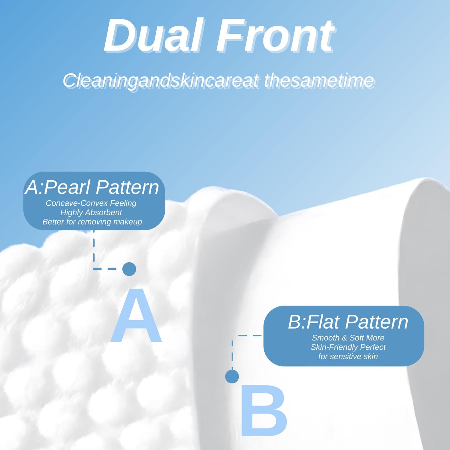 Face Towelettes Disposable 8" x 10" VIETDAI Ultra Soft Disposable Face Towels XL for Sensitive Skin, Clean Facial Towels Wet and Dry Use for Women Cleaning and Skincare -200 Count