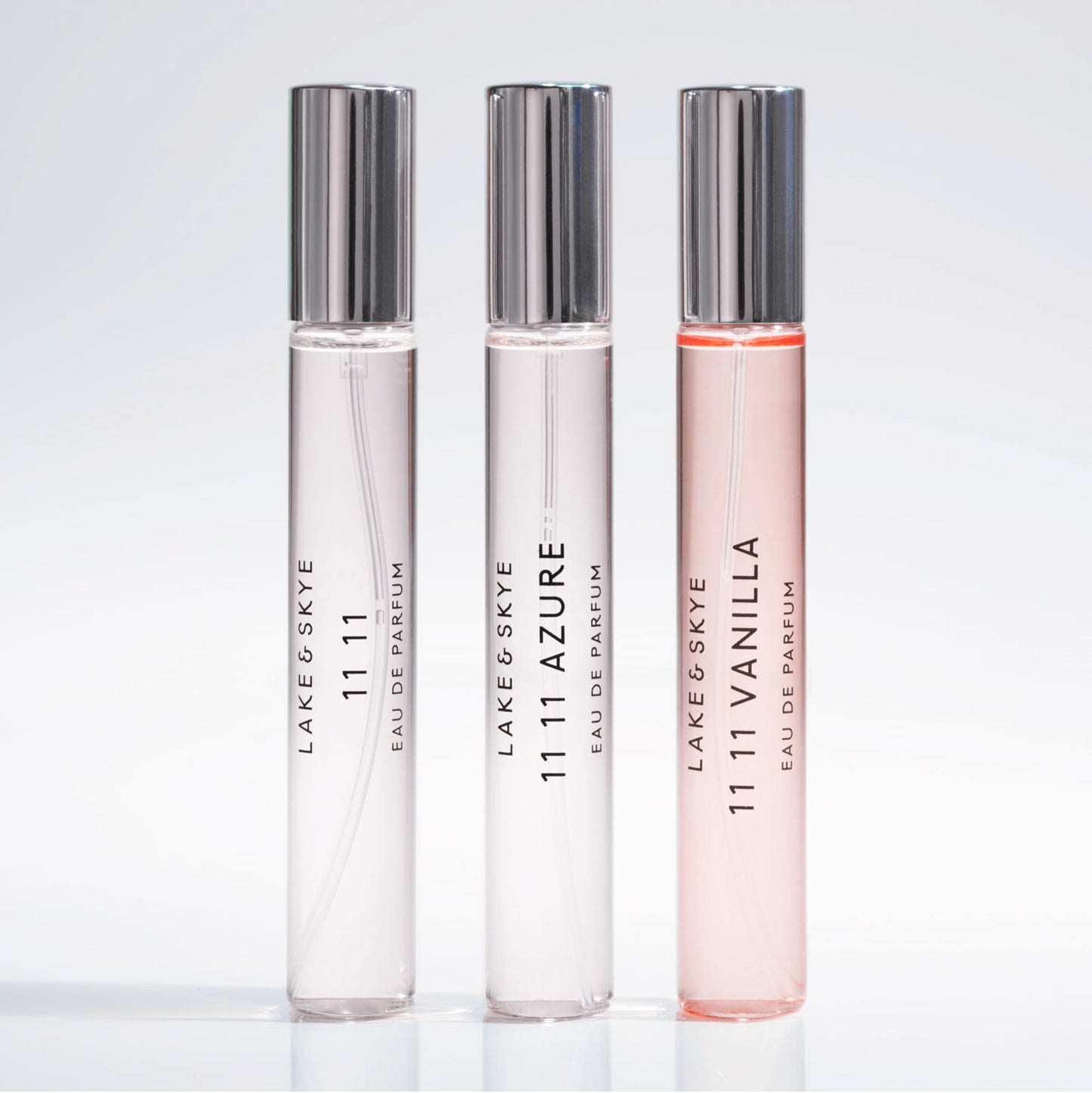Lake & Skye 11 11 Eau de Parfum Travel Spray, Clean Skin Musk & White Amber Unisex Fragrance with Ozonic & Marine Notes, 0.5 fl oz (15 ml)