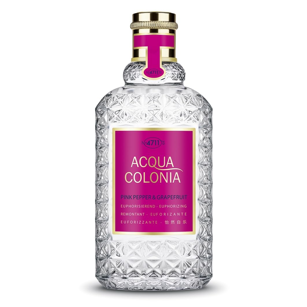 Muelhens 4711 Acqua Colonia Pink Pepper and Grapefruit for Unisex - 3.4 oz EDC Spray
