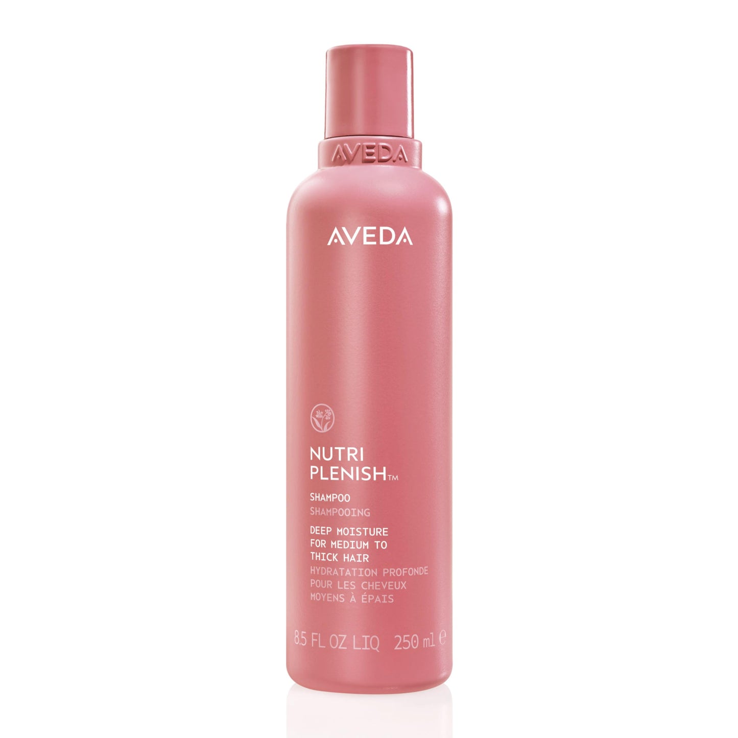 Aveda Nutriplenish Shampoo Deep Moisture | Rich Hydration for Medium to Thick Dry Hair | Organic Pomegranate Oil, Coconut Oil, Mango Butter | 93% Naturally Derived*, 8.5 Fl Oz