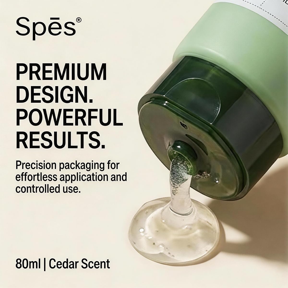 Spes Dry Shampoo Oil Control Volumizing Gel，No need to wash. Plant ingredients, 24-hour oil control,convenient to use, Improves itchy scalp, 4D hyaluronic（5mlx5, Cedar Scent）