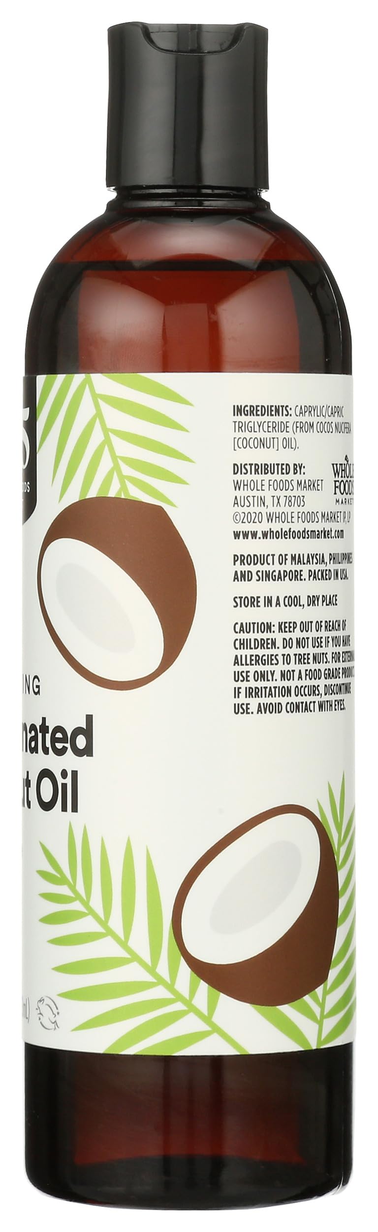 365 by Whole Foods Market, Moisturizing Fractionated Coconut Oil, Skin & Hair Care, 16 Fl Oz