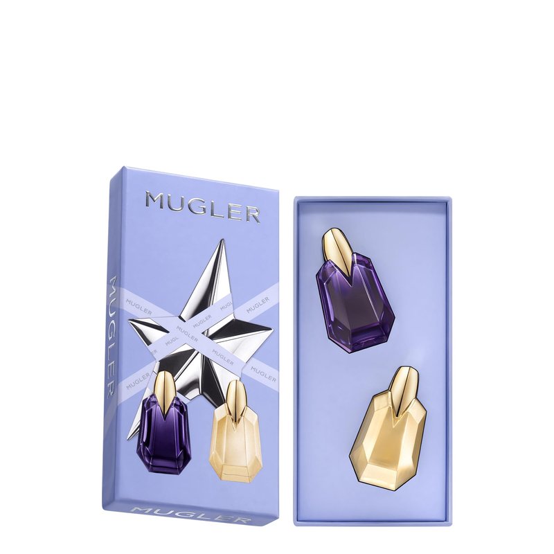 Mugler Alien & Alien Goddess - Women's Fragrance Mini Gift Set - Floral & Woody - Travel Size, 0.2 Fl Oz Each